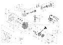 Page B Diagram and Parts List for SST Featherlite  25 HO Type 4 Weed Eater Trimmer